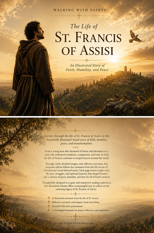 The Life of St. Francis front and back cover