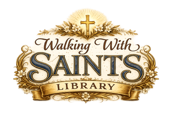 walking with saints library logo