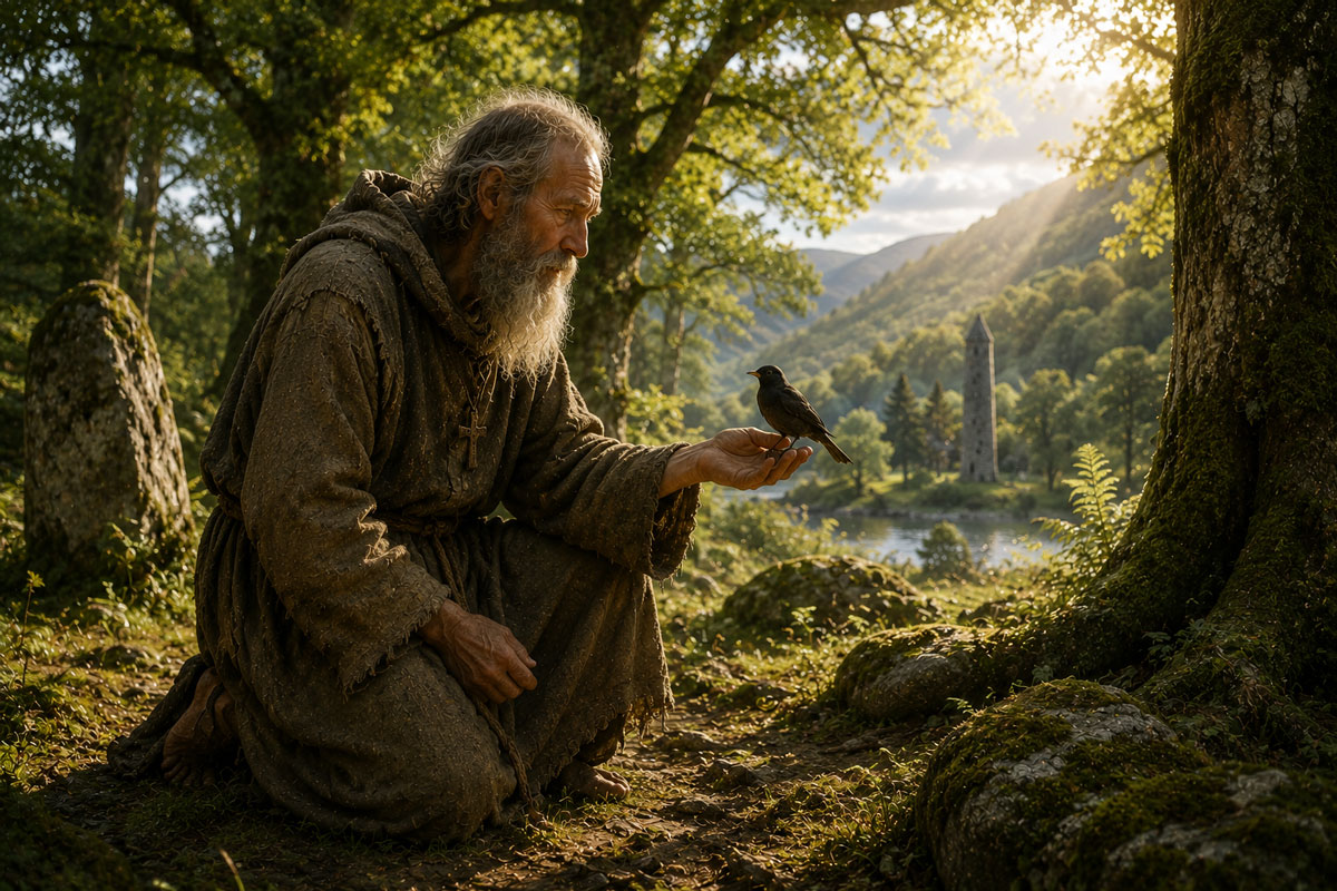 You are currently viewing In the Quiet Heart, God Whispers His Deepest Peace – Meaning (St. Kevin)