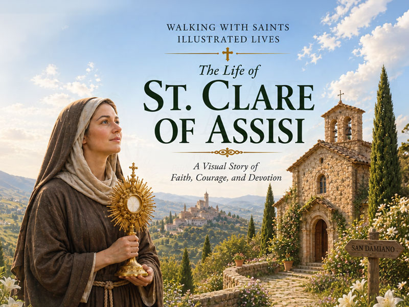 The Life of St. Clare of Assisi - Book Cover