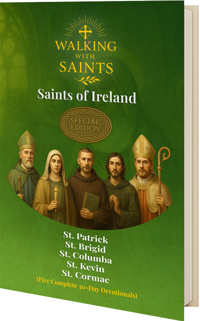 Walking With Saints - Saints of Ireland Book Cover
