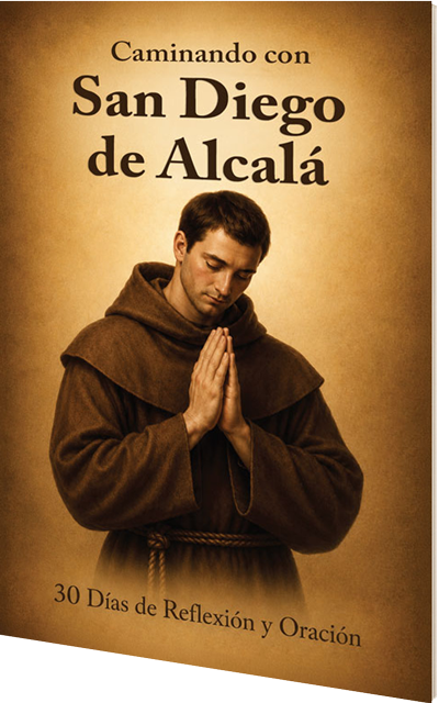 Walking With Saints In San Diego de Alcala Book Cover
